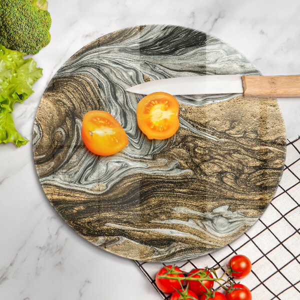 Kuchynská doska zo skla Bohatá abstrakcia