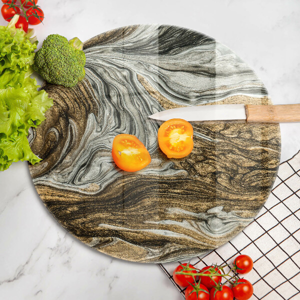 Kuchynská doska zo skla Bohatá abstrakcia