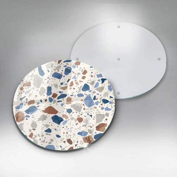 Kuchynská doska zo skla Dekoratívna kamenina