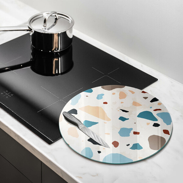 Kuchynská doska zo skla Dekoratívna kamenina