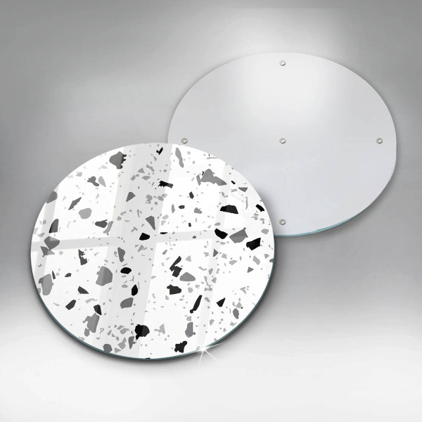 Kuchynská doska zo skla Dekoratívna kamenina