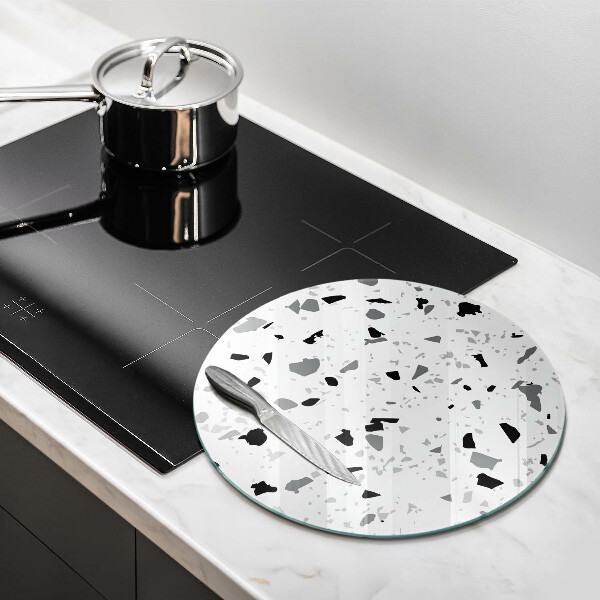 Kuchynská doska zo skla Dekoratívna kamenina