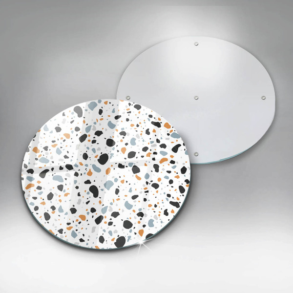 Kuchynská doska zo skla Dekoratívna kamenina