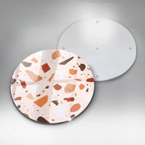 Kuchynská doska zo skla Dekoratívna kamenina