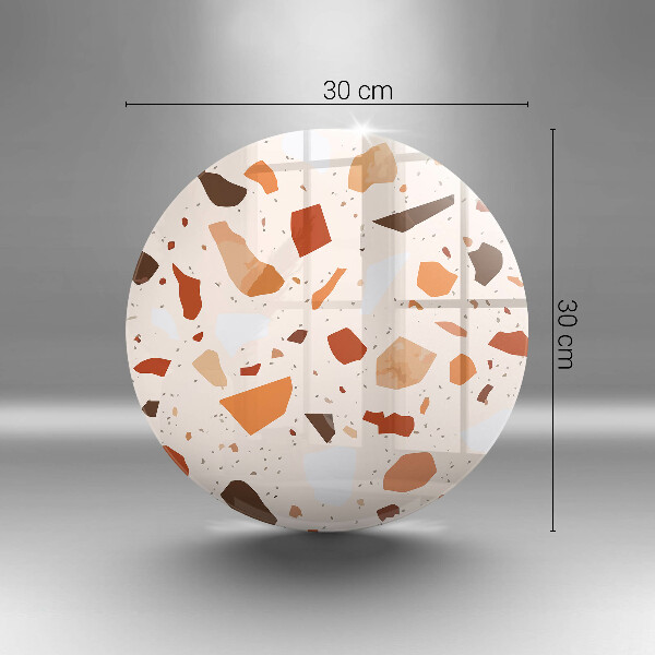 Kuchynská doska zo skla Dekoratívna kamenina
