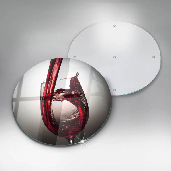 Kuchynská doska zo skla Sklo a červené víno