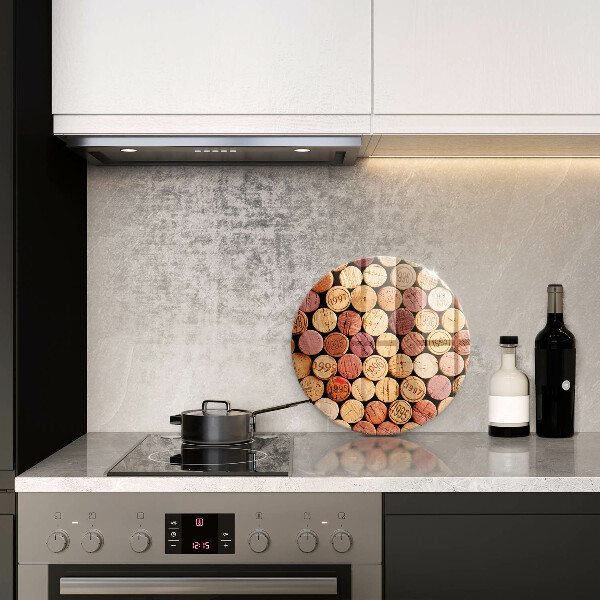 Kuchynská doska zo skla Vzor vínových korkov