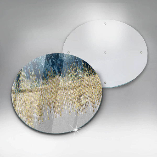 Kuchynská doska veľká zo skla Dizajnérska abstrakcia