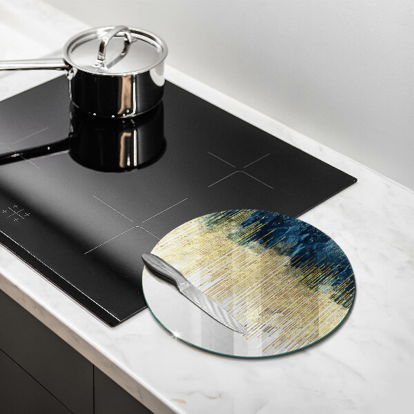 Kuchynská doska veľká zo skla Dizajnérska abstrakcia