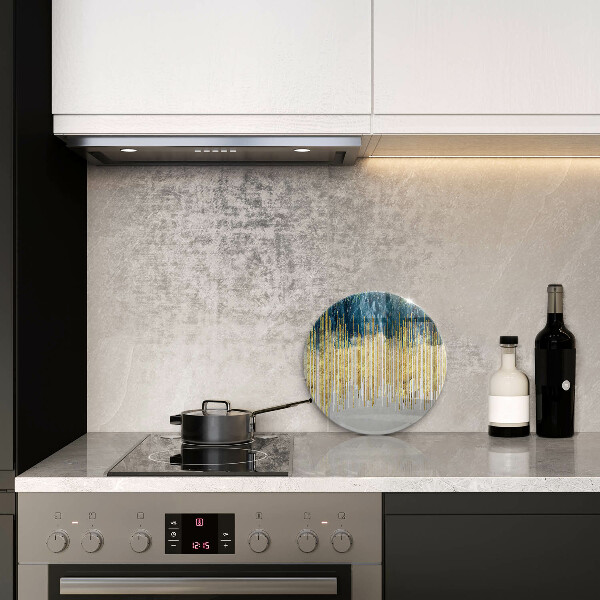 Kuchynská doska veľká zo skla Dizajnérska abstrakcia