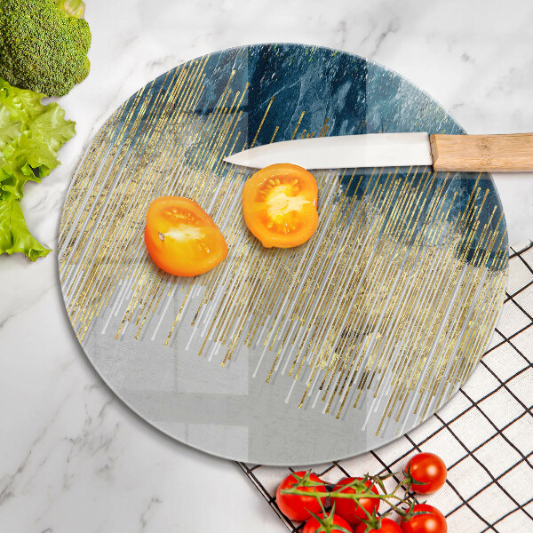 Kuchynská doska veľká zo skla Dizajnérska abstrakcia