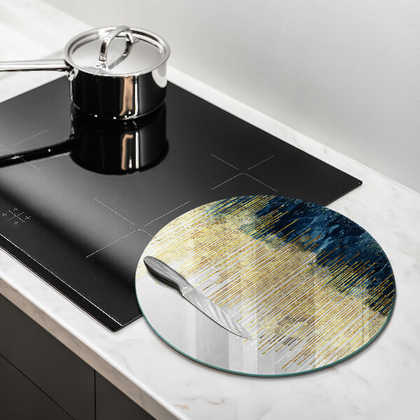 Kuchynská doska veľká zo skla Dizajnérska abstrakcia