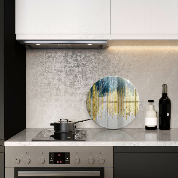 Kuchynská doska veľká zo skla Dizajnérska abstrakcia