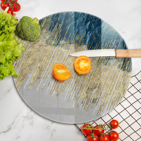 Kuchynská doska veľká zo skla Dizajnérska abstrakcia