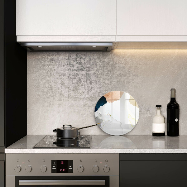 Kuchynská doska veľká zo skla Abstraktné škvrny