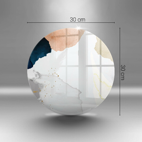 Kuchynská doska veľká zo skla Abstraktné škvrny