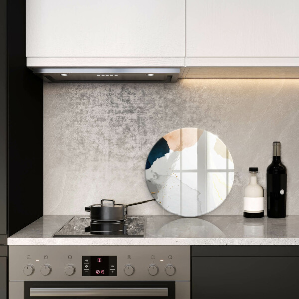 Kuchynská doska veľká zo skla Abstraktné škvrny