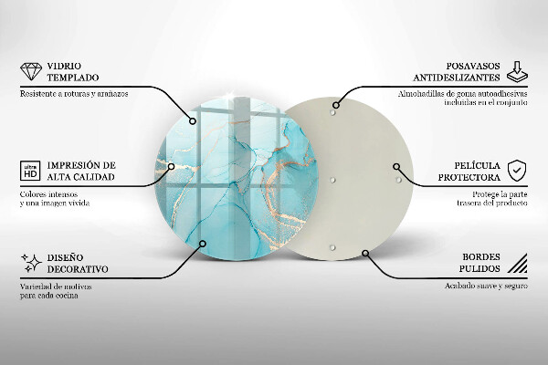 Kuchynská doska veľká zo skla Kamenná abstrakcia
