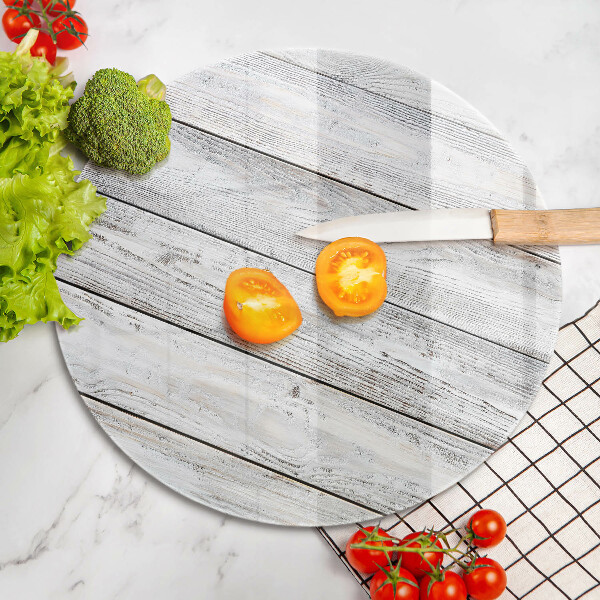 Kuchynská doska veľká zo skla Svetlé drevené dosky