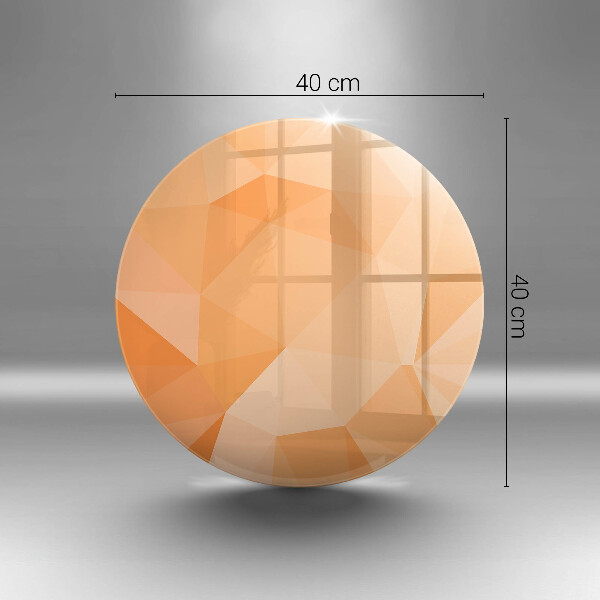 Kuchynská doska veľká zo skla Geometrické pozadie