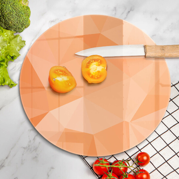 Kuchynská doska veľká zo skla Geometrické pozadie