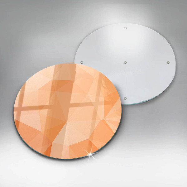 Kuchynská doska veľká zo skla Geometrické pozadie