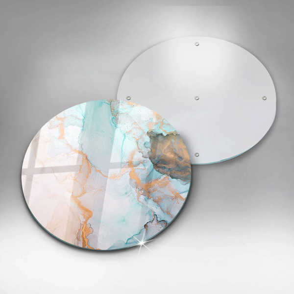 Kuchynská doska veľká zo skla Mramorová abstrakcia