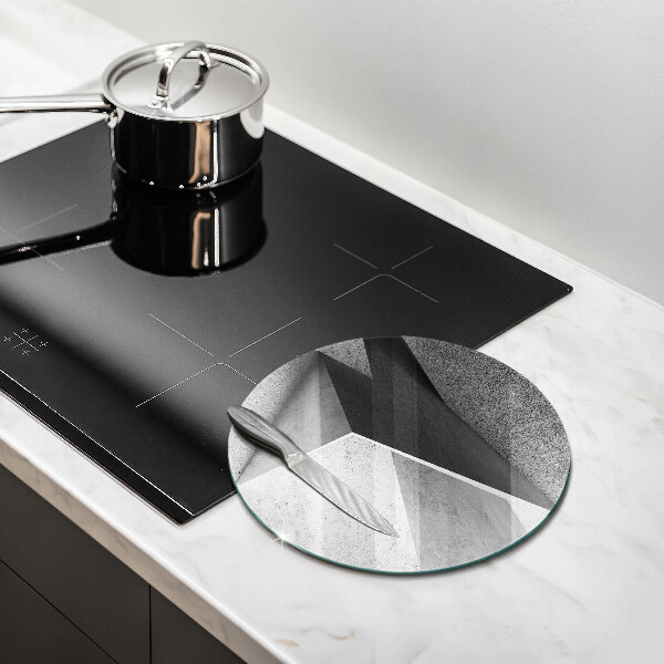 Kuchynská doska veľká zo skla Konkrétna abstrakcia