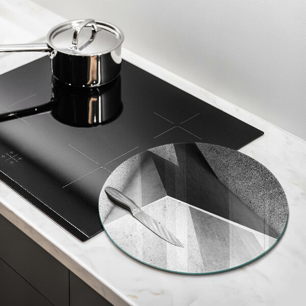 Kuchynská doska veľká zo skla Konkrétna abstrakcia