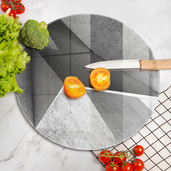 Kuchynská doska veľká zo skla Konkrétna abstrakcia