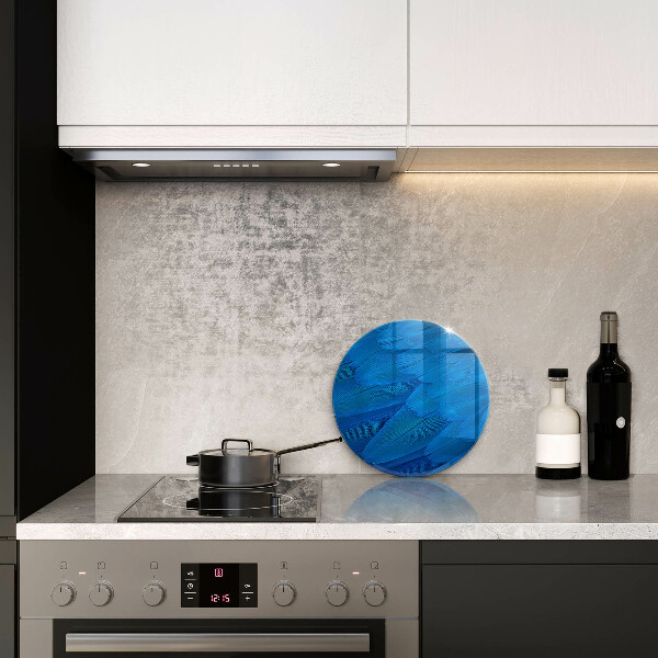 Kuchynská doska veľká zo skla Vtáčie perie