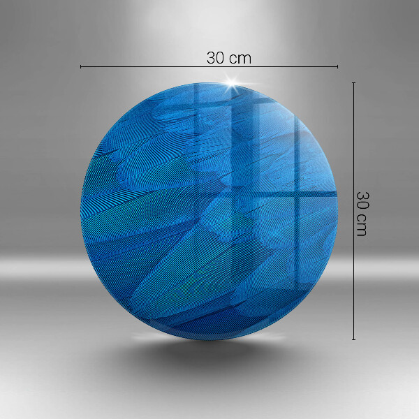 Kuchynská doska veľká zo skla Vtáčie perie