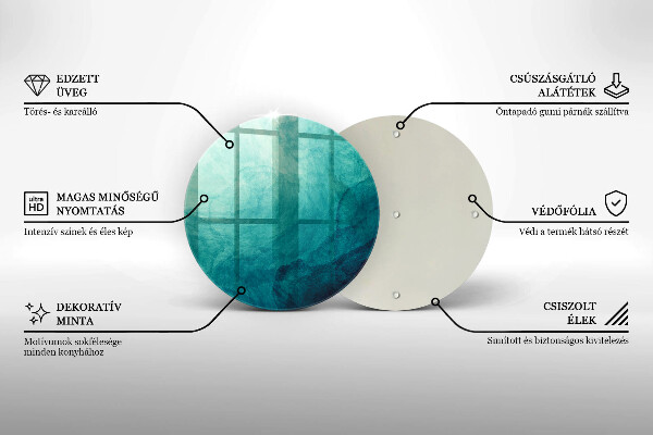 Kuchynská doska veľká zo skla abstraktné pozadie