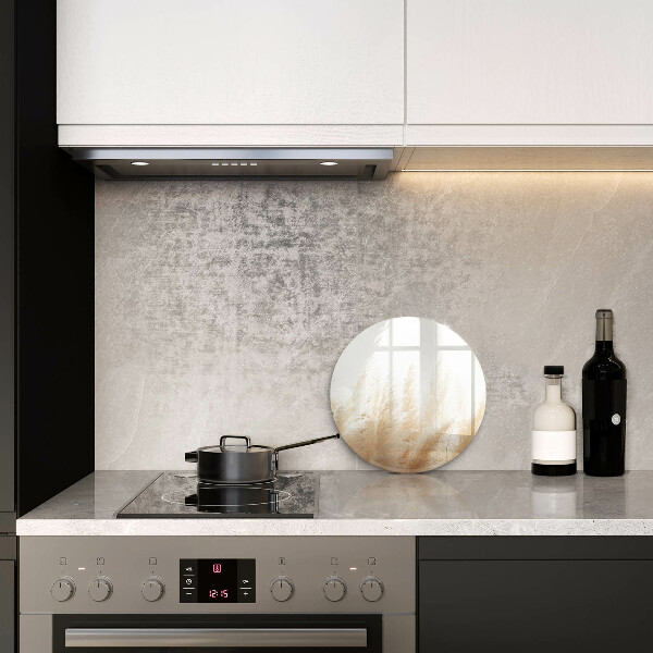 Kuchynská doska veľká zo skla Pampasová tráva