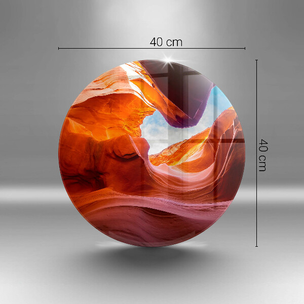 Kuchynská doska zo skla Skalná krajina kaňonu