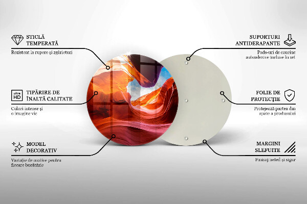Kuchynská doska zo skla Skalná krajina kaňonu