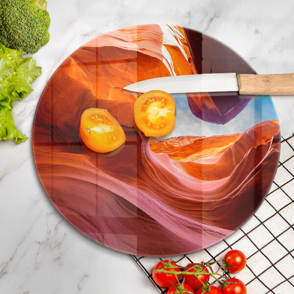 Kuchynská doska zo skla Skalná krajina kaňonu