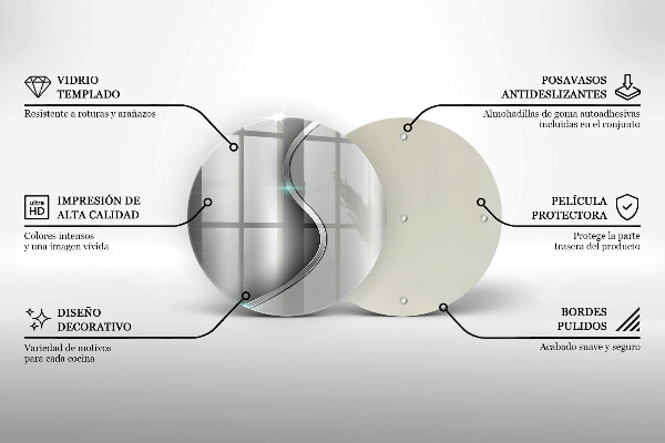 Kuchynská doska veľká zo skla Abstraktný strieborný kov