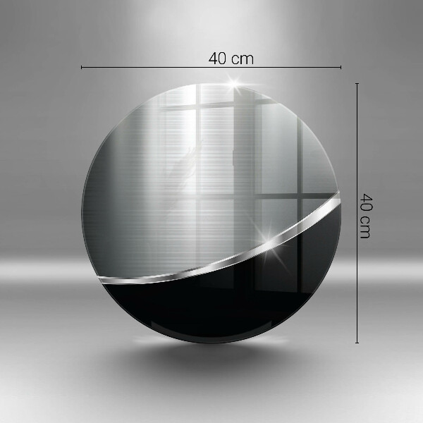 Kuchynská doska veľká zo skla Abstrakcia s kovom