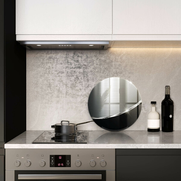 Kuchynská doska veľká zo skla Abstrakcia s kovom