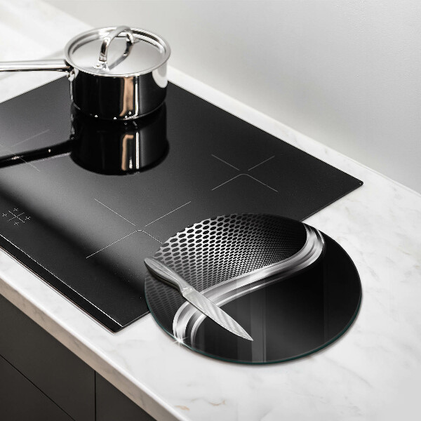 Kuchynská doska veľká zo skla Kovová konštrukcia