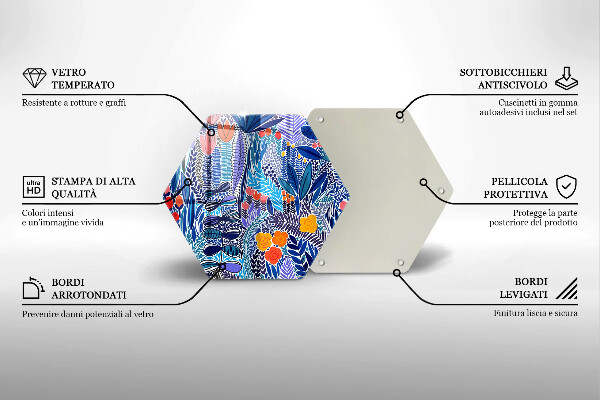 Kuchynská doska zo skla Maľovaná lúka