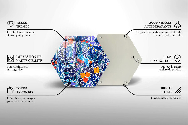 Kuchynská doska zo skla Maľovaná lúka