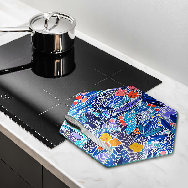 Kuchynská doska zo skla Maľovaná lúka