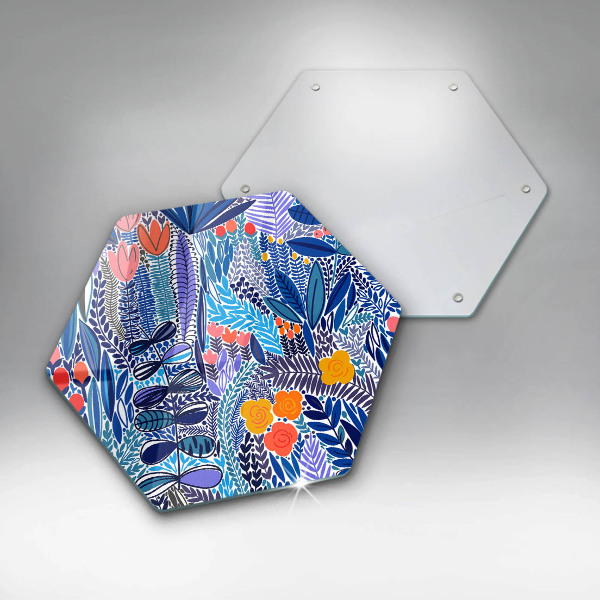 Kuchynská doska zo skla Maľovaná lúka