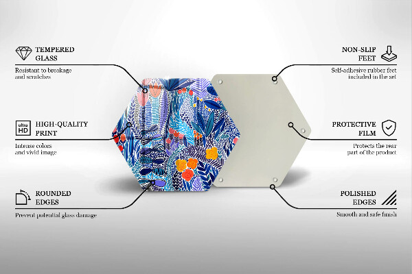 Kuchynská doska zo skla Maľovaná lúka