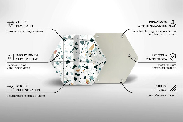 Kuchynská doska zo skla Ľahká kamenina