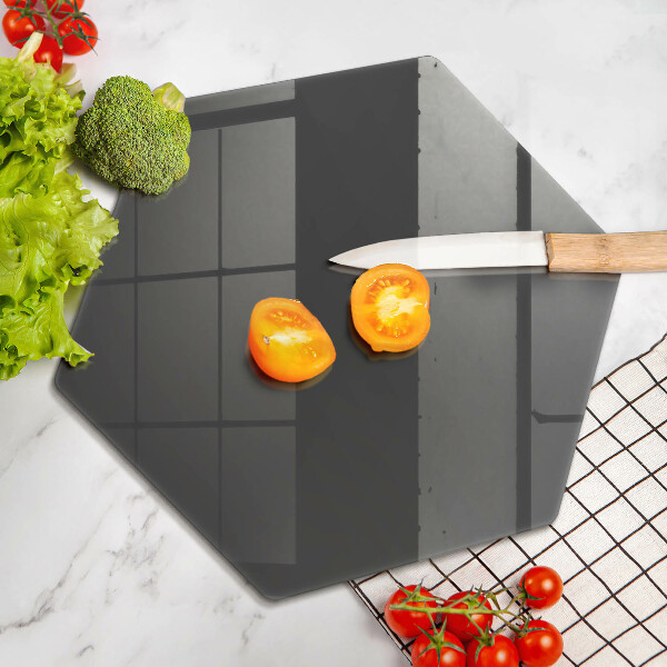 Kuchynská doska veľká zo skla Šedá farba