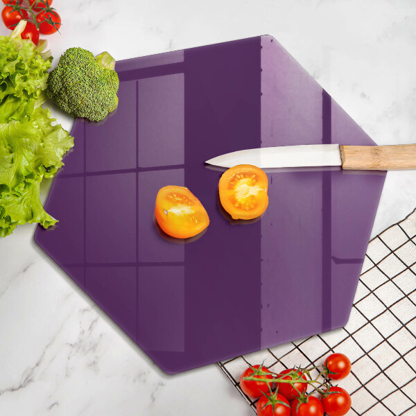 Kuchynská doska veľká zo skla Fialová farba