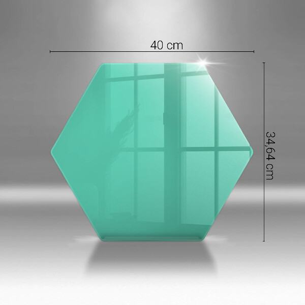 Kuchynská doska veľká zo skla Zelená farba